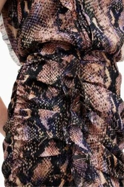 Allsaints Hali Tahoe Bedrucktes Kleid -MONSON Kleidung Geschaft B93134s4