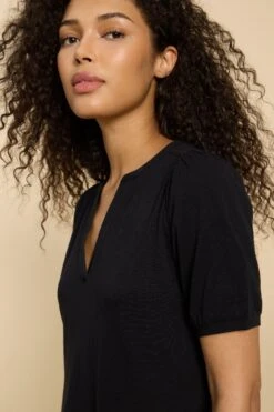 White Stuff Clara Kleid Aus Baumwoll-Jersey, Schwarz -MONSON Kleidung Geschaft B93246s4