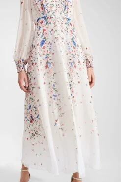 Hobbs Asher Kleid, Kurzgröße, Weiß -MONSON Kleidung Geschaft B94635s3