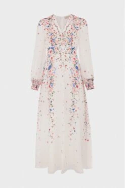 Hobbs Asher Kleid, Kurzgröße, Weiß -MONSON Kleidung Geschaft B94635s4