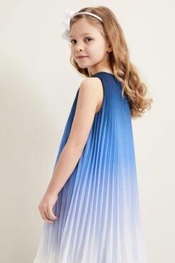 Phase Eight Jessie Plissiertes Kleid Mit Farbverlauf, Blau -MONSON Kleidung Geschaft B97080s5