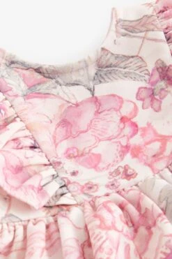 Next Rosa - Ponte-di-Roma-Kleid Mit Rüschen (3 Monate Bis 7 Jahre) -MONSON Kleidung Geschaft C19936s3