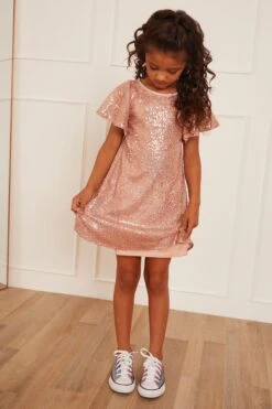 Chi Chi London Gesmoktes Kleid Mit Pailletten -MONSON Kleidung Geschaft C37363s3