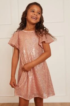 Chi Chi London Gesmoktes Kleid Mit Pailletten -MONSON Kleidung Geschaft C37363s4