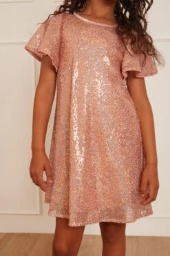 Chi Chi London Gesmoktes Kleid Mit Pailletten -MONSON Kleidung Geschaft C37363s5