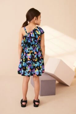 Next One-Shoulder-Kleid (3–16 Jahre) -MONSON Kleidung Geschaft C55 333s3