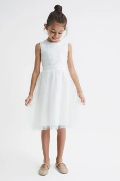 Reiss Kit Festliches Kleid Aus Tüll Und Spitze -MONSON Kleidung Geschaft C80975s3