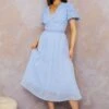 Chi Chi London Premium Kleid Mit Spitze Und Puffärmeln -MONSON Kleidung Geschaft C87360s
