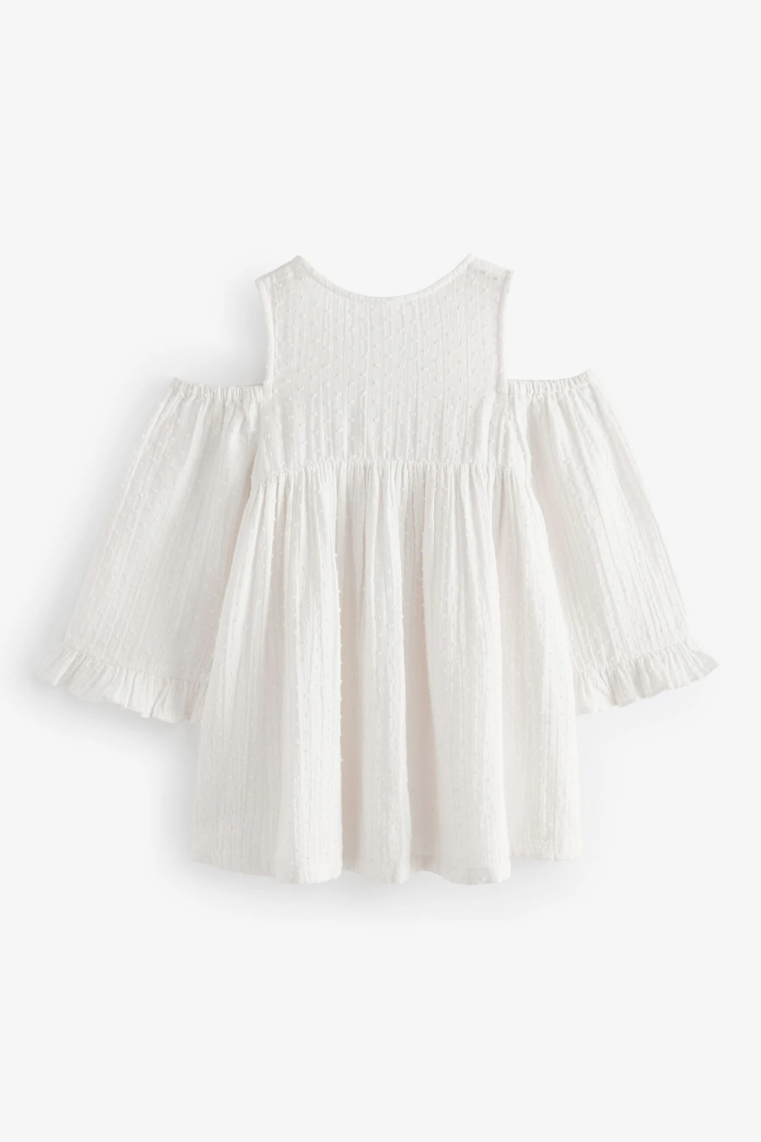 Next Creme - Kleid Mit Schulterausschnitten Und Stickerei (3–16 Jahre) 8 Next Creme - Kleid Mit Schulterausschnitten Und Stickerei (3–16 Jahre) – Bild 6