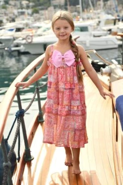 Angels Face Tanisha Kleid Mit Paisley-Muster, Rosa