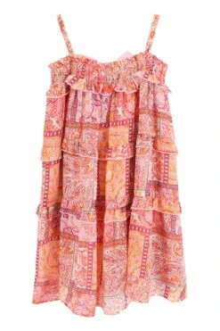 Angels Face Tanisha Kleid Mit Paisley-Muster, Rosa -MONSON Kleidung Geschaft E46276s3