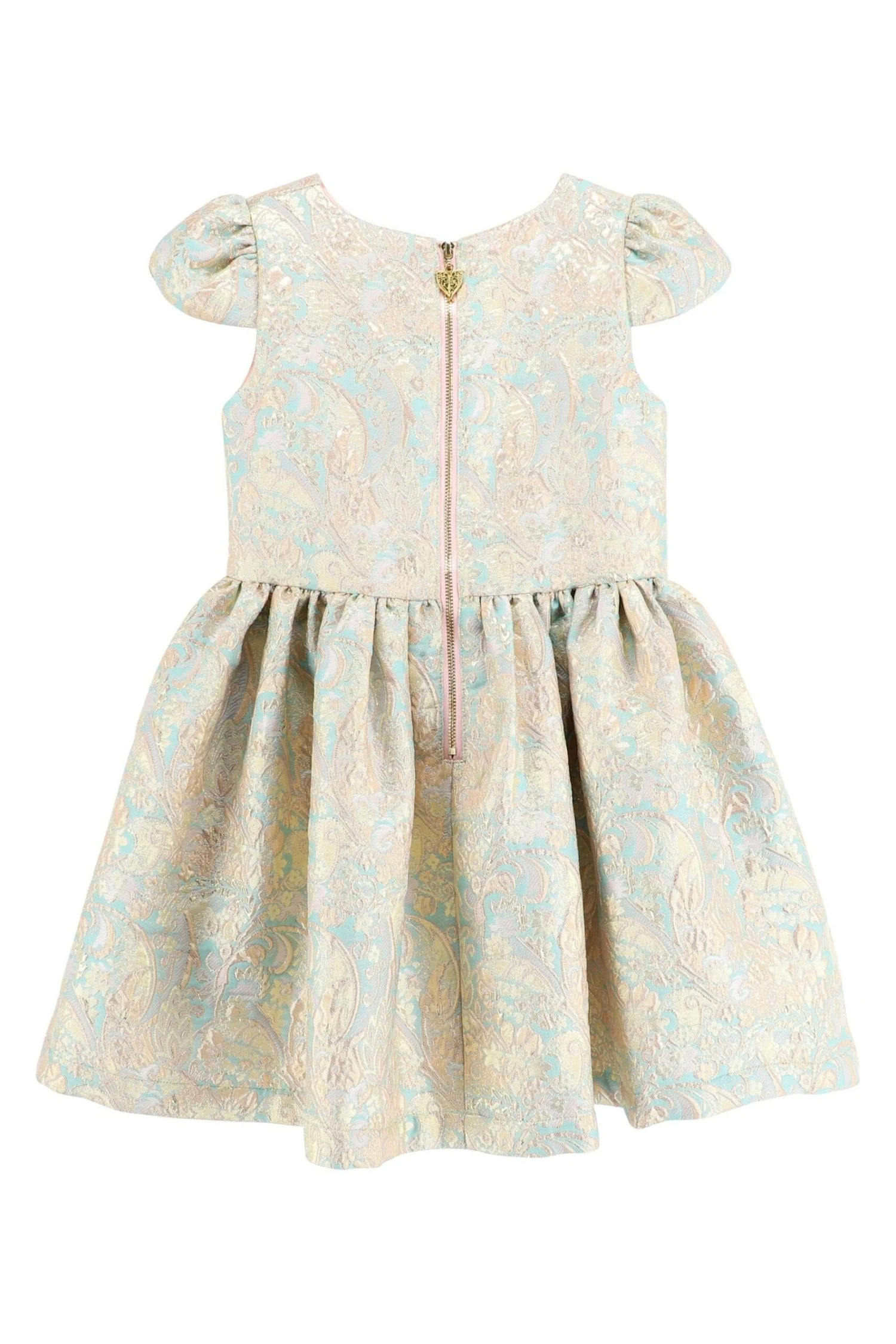 Angels Face Madison Kleid Mit Paisleymuster In Grün-Metallic 8 Angels Face Madison Kleid Mit Paisleymuster In Grün-Metallic – Bild 6