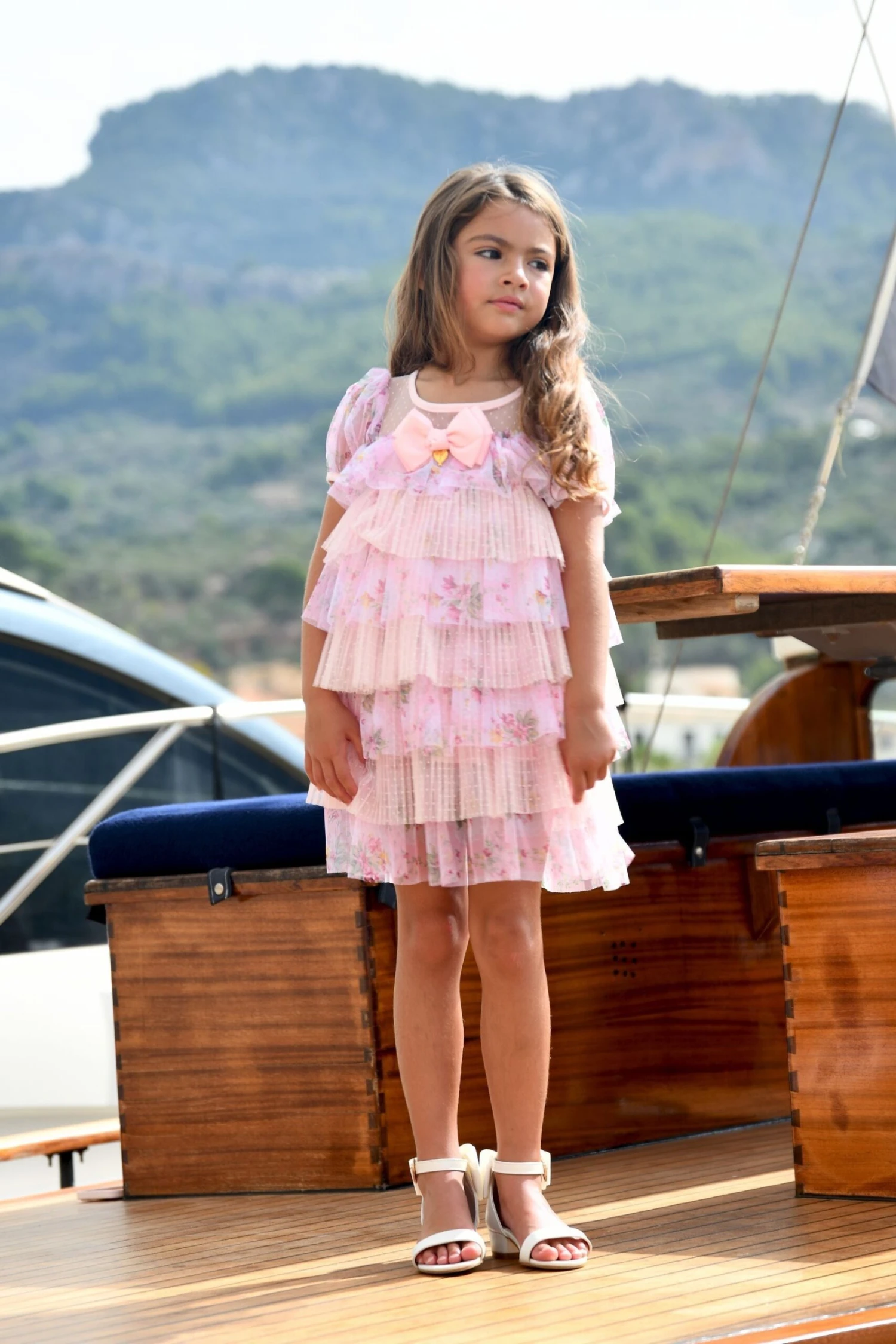 Angels Face Tallulah Kleid Mit Blumenmix, Rosa 3 Angels Face Tallulah Kleid Mit Blumenmix, Rosa