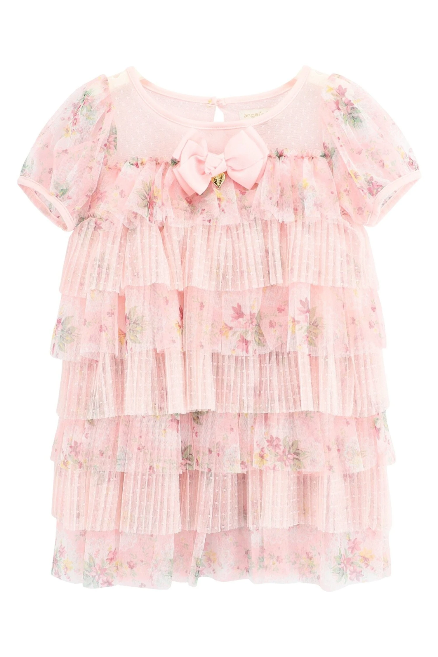 Angels Face Tallulah Kleid Mit Blumenmix, Rosa 4 Angels Face Tallulah Kleid Mit Blumenmix, Rosa – Bild 2