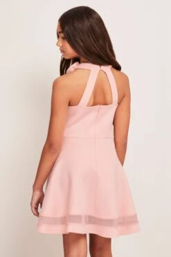 Lipsy Neckholder-Scuba-Kleid Mit Corsagen-Design -MONSON Kleidung Geschaft K22740s3