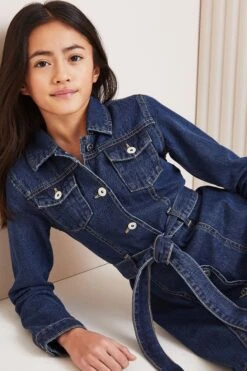 Lipsy Denim-Kleid (2–16 Jahre) -MONSON Kleidung Geschaft K72006s4