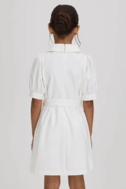 Reiss Dannie Besticktes Kleid Mit Puffärmeln -MONSON Kleidung Geschaft K72506s5