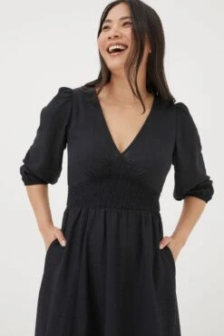 Fatface Rene Midi-Kleid -MONSON Kleidung Geschaft K76083s5