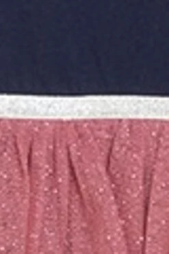 Miss Langärmeliges 2-in-1-Kleid Mit Pailletten Und Tutu, Blau -MONSON Kleidung Geschaft K82835s3