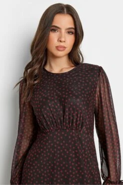 PixieGirl Langärmeliges Midaxi-Kleid Aus Netzstoff, Kurzgröße -MONSON Kleidung Geschaft K83463s4