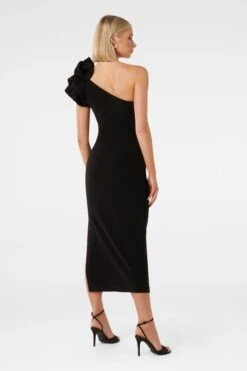 Forever New Celeste Figurbetontes One-Shoulder-Kleid Mit Rüschen -MONSON Kleidung Geschaft K97693s2