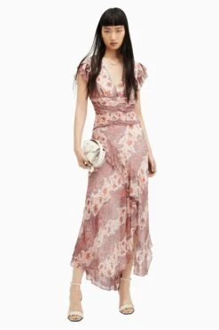 Allsaints Brea Cascade Kleid