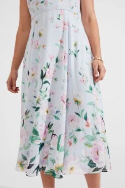 Hobbs Petite Carly Kleid, Blau -MONSON Kleidung Geschaft M09569s3