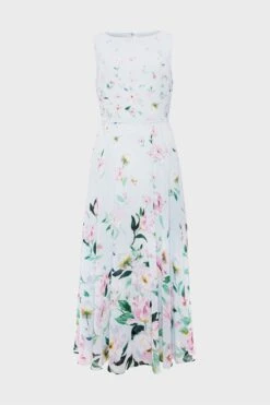 Hobbs Petite Carly Kleid, Blau -MONSON Kleidung Geschaft M09569s4