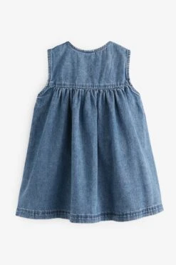 Next Blau Denim - Kleid Mit Herzdetail (3 Monate Bis 8 Jahre) 12 Next Blau Denim - Kleid Mit Herzdetail (3 Monate Bis 8 Jahre) -MONSON Kleidung Geschaft N02 825s5