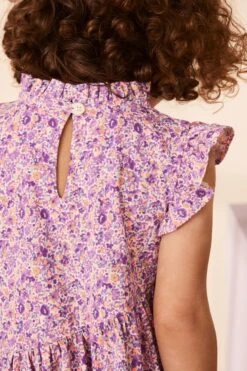 Next Flieder-Violett - Asymmetrisches Kleid (3 Monate Bis 7 Jahre) -MONSON Kleidung Geschaft N04738s5