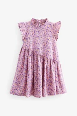 Next Flieder-Violett - Asymmetrisches Kleid (3 Monate Bis 7 Jahre) -MONSON Kleidung Geschaft N04738s6