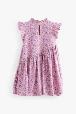Next Flieder-Violett - Asymmetrisches Kleid (3 Monate Bis 7 Jahre) -MONSON Kleidung Geschaft N04738s7