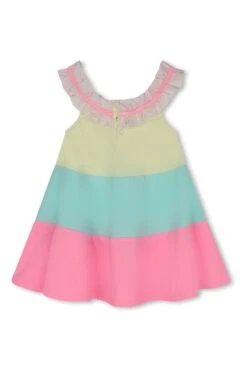 Billieblush Kleid In Blockfarben Mit Rüschenkragen, Rosa -MONSON Kleidung Geschaft N18422s3