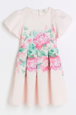 River Island Mädchen Bedrucktes Scuba-Kleid