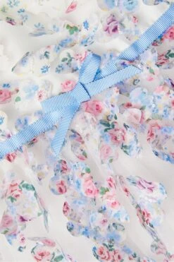 Monsoon Baby Confetti Kleid Mit 3D-Blütendesign -MONSON Kleidung Geschaft N27467s3