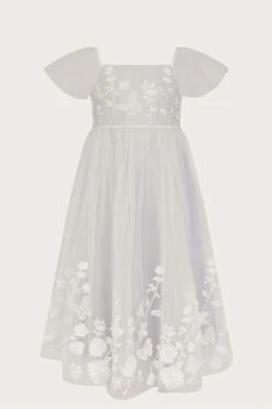 Monsoon Essie Ausgestelltes, Besticktes Kleid