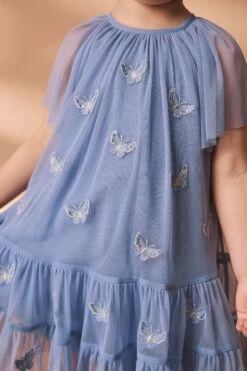 Next Kleid Aus Netzstoff Mit Schmetterlingsmuster (3 Monate Bis 7 Jahre) -MONSON Kleidung Geschaft N31 399s4