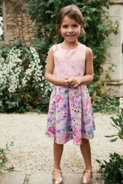 Next Scuba-Kleid Für Besondere Anlässe Mit Zierausschnitten (1,5–16 Jahre)