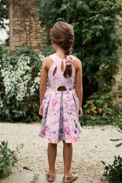 Next Scuba-Kleid Für Besondere Anlässe Mit Zierausschnitten (1,5–16 Jahre) -MONSON Kleidung Geschaft N32178s3