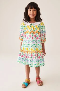 Little Bird By Jools Oliver Florales Kleid Mit Kragen