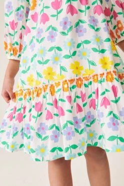 Little Bird By Jools Oliver Florales Kleid Mit Kragen -MONSON Kleidung Geschaft N33118s4