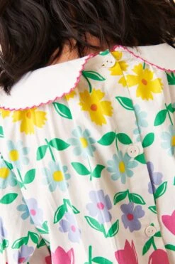 Little Bird By Jools Oliver Florales Kleid Mit Kragen -MONSON Kleidung Geschaft N33118s5