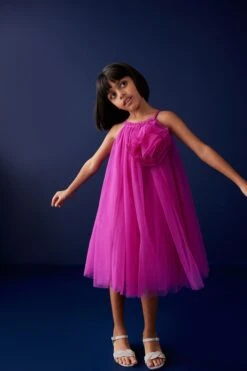 Next Kleid Aus Netzstoff Mit Ansteckblume (3–16 Jahre) 20 Next Kleid Aus Netzstoff Mit Ansteckblume (3–16 Jahre) -MONSON Kleidung Geschaft N33155s9