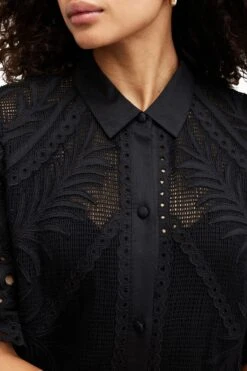 Allsaints Meria Kleid Mit Lochstickerei -MONSON Kleidung Geschaft N33598s4