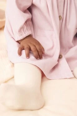 Next Rosa - Baby 2-teiliges Besticktes Set Mit Kleid Und Strumpfhose (0 Monate Bis 2 Jahre) -MONSON Kleidung Geschaft N34 581s4