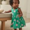 Next Grün Geblümt Gewebt - Baby-Kleid (0 Monate Bis 2 Jahre) -MONSON Kleidung Geschaft N34 640s