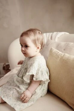 Next Grün/Blümchenmuster - Kleid Und Höschen Im Babyset (0 Monate Bis 2 Jahre) -MONSON Kleidung Geschaft N34 651s10