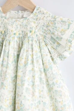 Next Grün/Blümchenmuster - Kleid Und Höschen Im Babyset (0 Monate Bis 2 Jahre) -MONSON Kleidung Geschaft N34 651s4