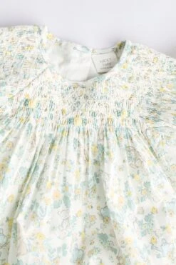 Next Grün/Blümchenmuster - Kleid Und Höschen Im Babyset (0 Monate Bis 2 Jahre) -MONSON Kleidung Geschaft N34 651s6