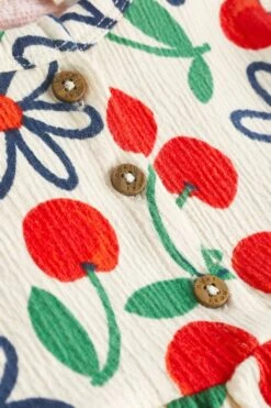 Next Rot/Blau Kirsche Floral - Baby Jersey Kleid 2 Pack (0 Monate Bis 3 Jahre) -MONSON Kleidung Geschaft N34573s6